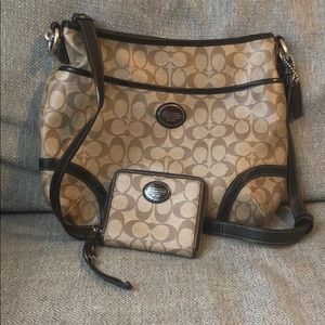 Coach purse and wallet